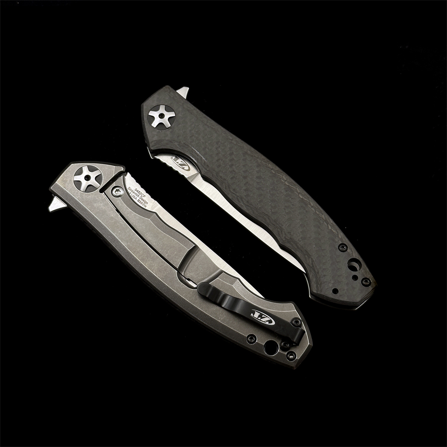 Zero Tolerance 0452CF Dmitry Sinkevich Flipper 4.1" S35VN Satin Blade, Carbon Fiber Handles  Folding knife