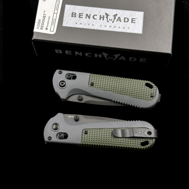 Benchmade 430 430SBK Redoubt AXIS Folding Knife 3.55" CPM-D2