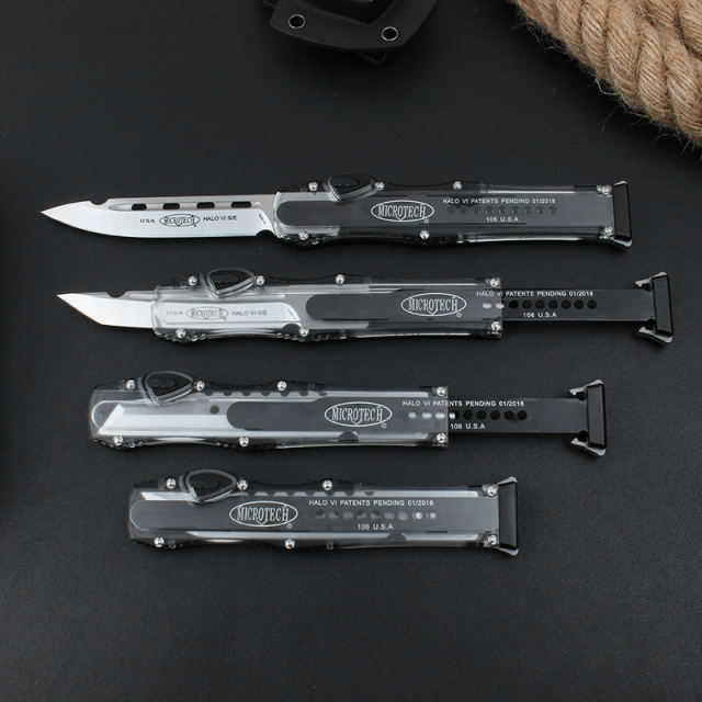 MICROTECH 150 Transparent handle  OTF knife