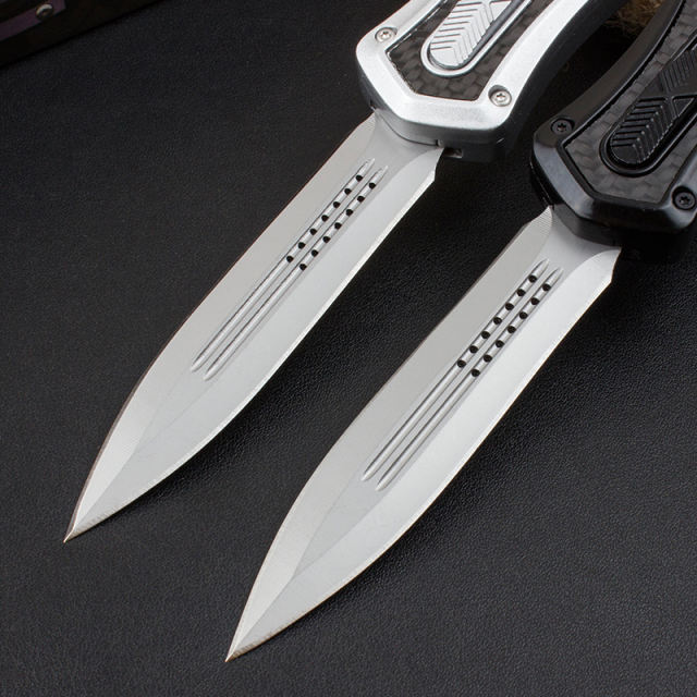 Microtech carbon fiber handle OTF knife