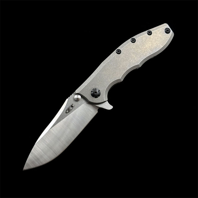 Zero Tolerance Hinder 0562CF 0562TI Flipper 3.5 "CPM-20CV Folding Knife