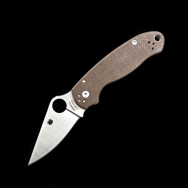 C223 Para 3 Micarta bearing folding knife