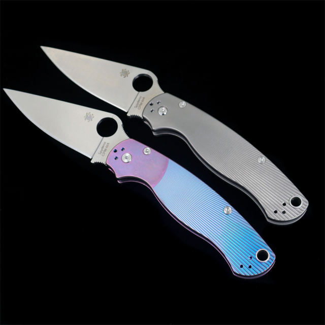 C81 Paramiliary 2 Titanium alloy M4 blade Folding Knife