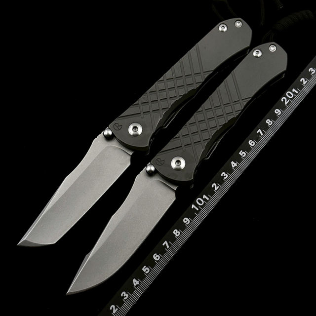 Chris Reeve Umnumzaan Titanium Handle Double Row Ceramic Bearing S35vn EDC Tool Folding Knife