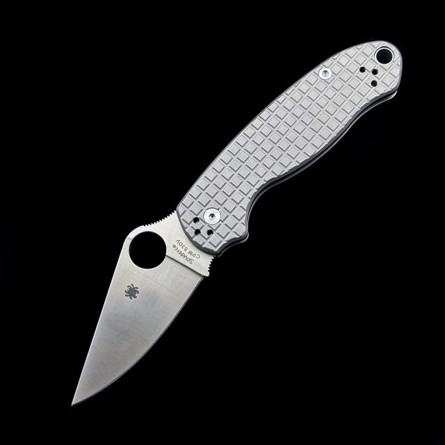 SPYDERCO C223 Para 3 Titanium bearing folding knife