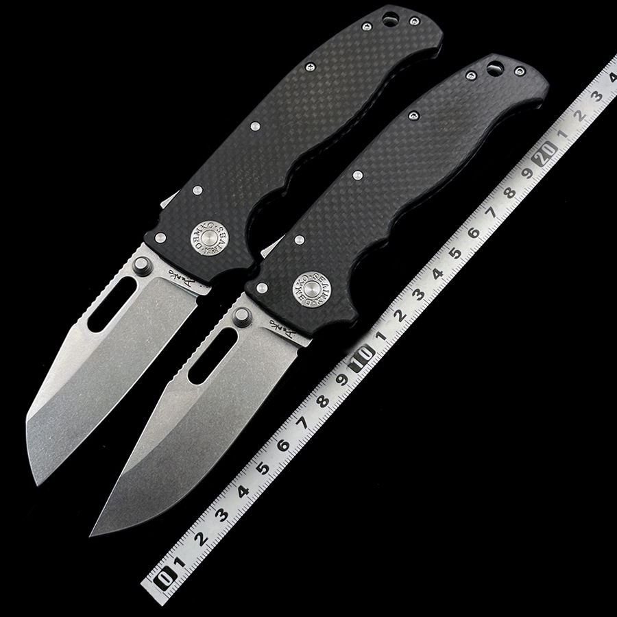 DEMKO AD20 KNIVES Carbon fiber folding knife