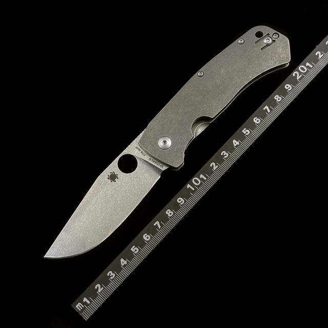 C186 TIP Slysz Bowie CTS XHP Titanium Knives