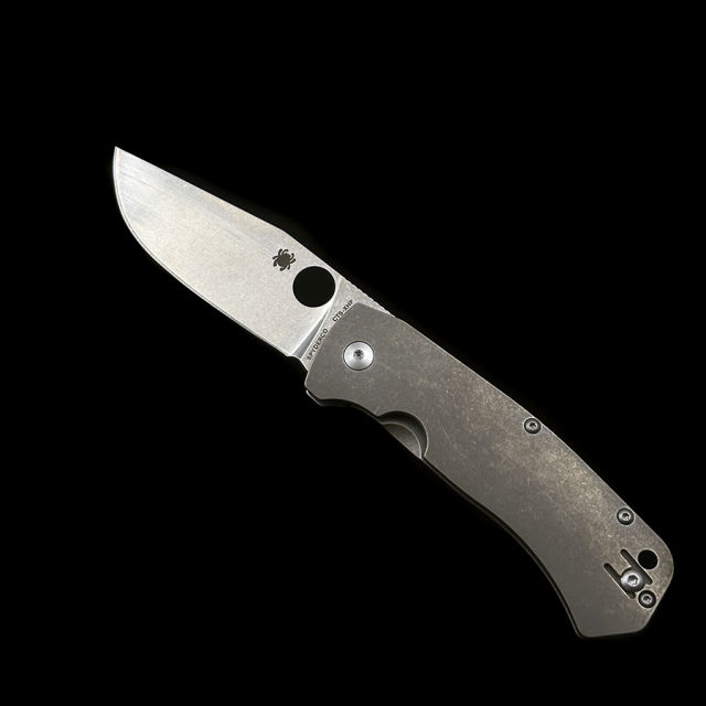 C186 TIP Slysz Bowie CTS XHP Titanium Knives