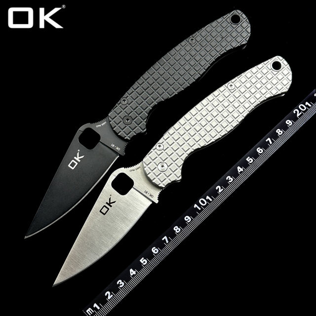 OK-81 CPM S30V Blade Titanium Alloy Handle  Folding knife