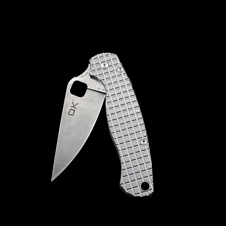 OK-81 CPM S30V Blade Titanium Alloy Handle  Folding knife