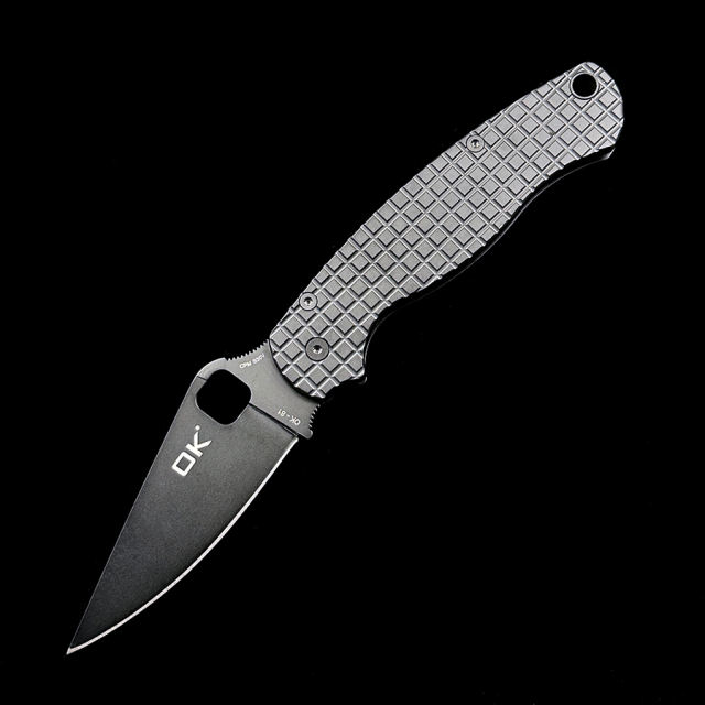 OK-81 CPM S30V Blade Titanium Alloy Handle  Folding knife