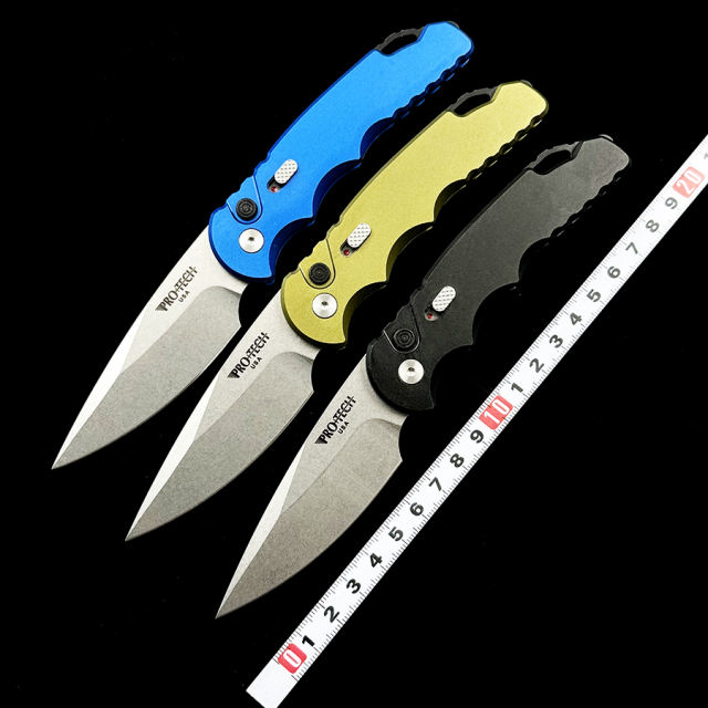 Pro Tech T501 TR-5 AUTO Folding Knife Aluminum  Handle