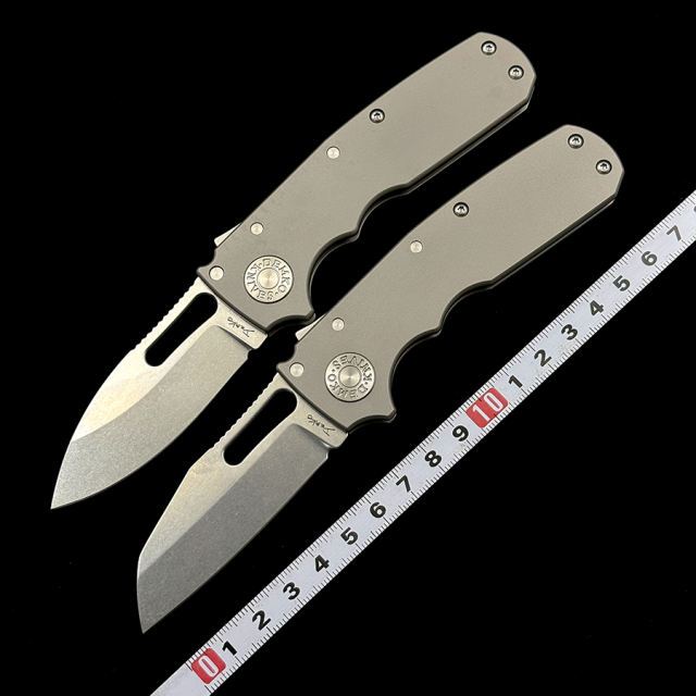 Shark Cub Deep Carry Ceramic Bearing Titanium Handle Mark S35VN Pocket Folding Tactical Camping Hunting EDC Tool Knife