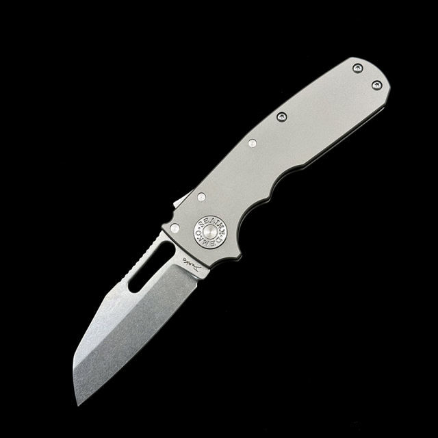 Shark Cub Deep Carry Ceramic Bearing Titanium Handle Mark S35VN Pocket Folding Tactical Camping Hunting EDC Tool Knife