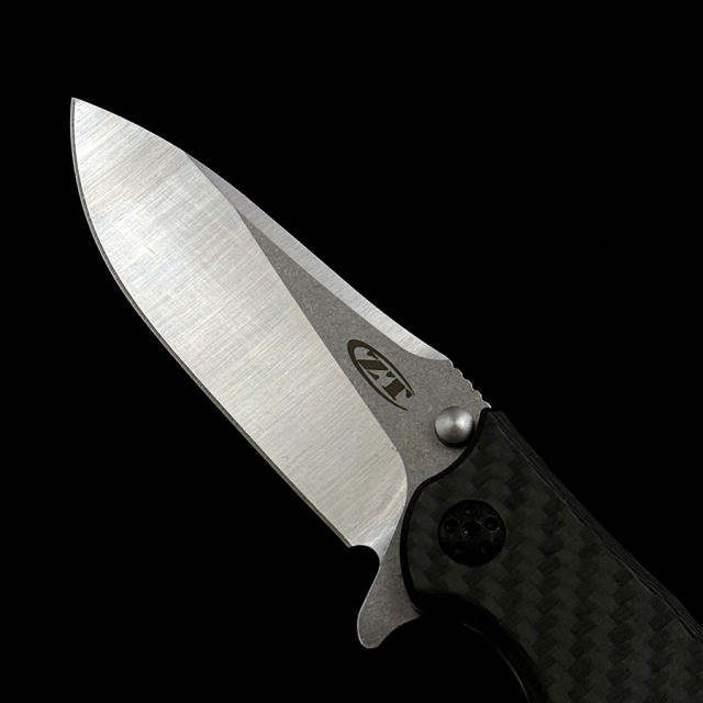 Zero Tolerance Hinder 0562CF Flipper 3.5 "CPM-20CV Folding Knife