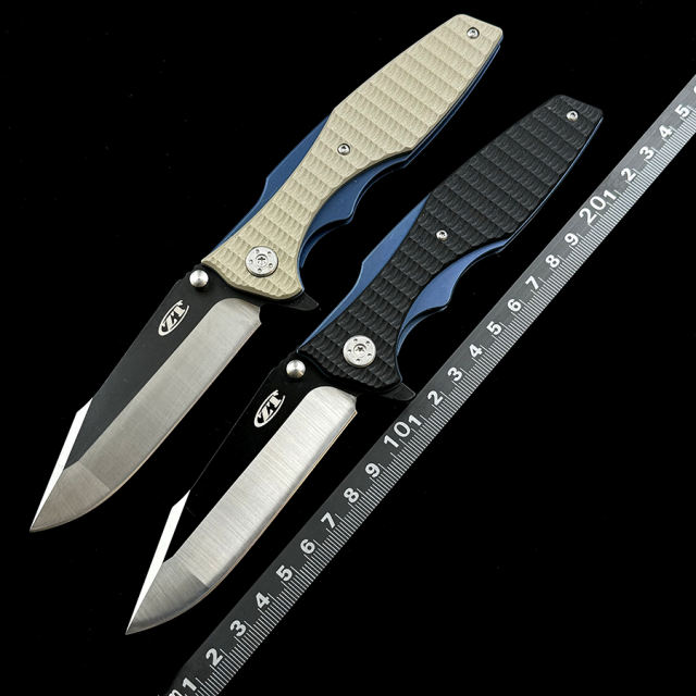 Zero Tolerance 0393 Hinderer Flipper Knife 3.5" CPM-20CV Blade