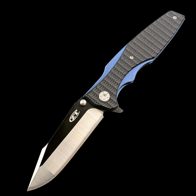 Zero Tolerance 0393 Hinderer Flipper Knife 3.5" CPM-20CV Blade