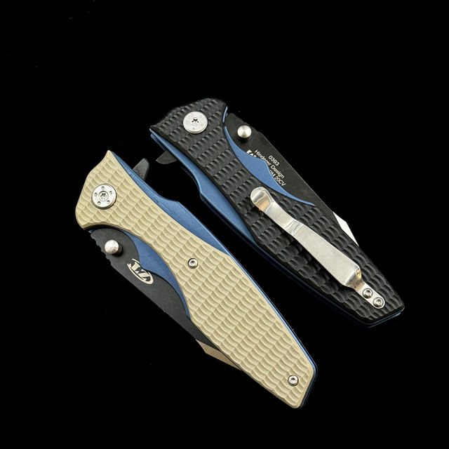 Zero Tolerance 0393 Hinderer Flipper Knife 3.5" CPM-20CV Blade