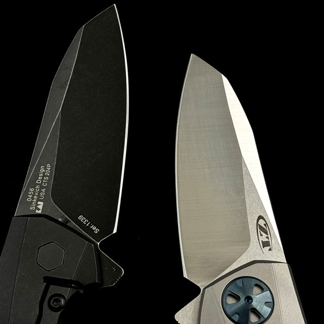 Zero Tolerance ZT0456 Ceramics Bearing Folding Knife Mark 204P Titanium Handle Outdoor Camping Hunting EDC Tool Knife