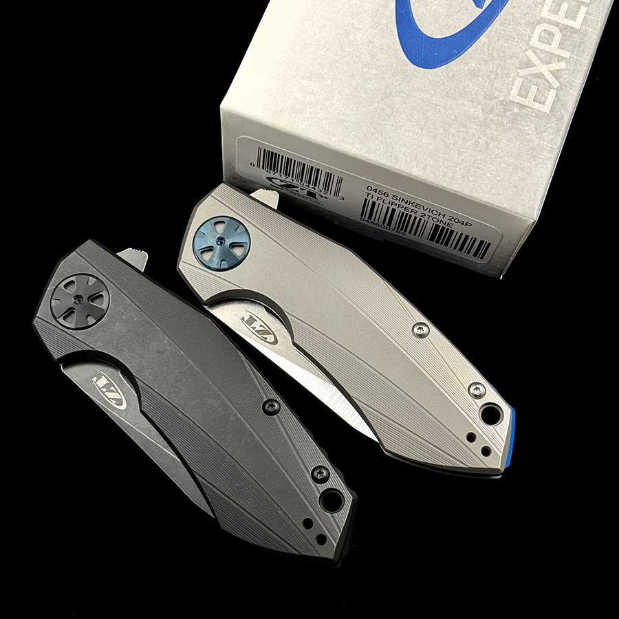 Zero Tolerance ZT0456 Ceramics Bearing Folding Knife Mark 204P Titanium Handle Outdoor Camping Hunting EDC Tool Knife