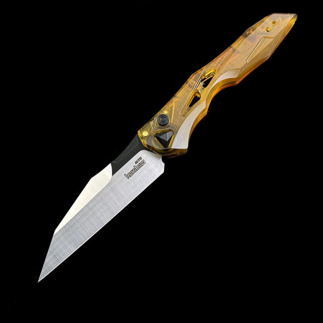 Kershaw 7650 Launch 13 AUTO Folding Knife 3.5 "Two Tone CPM-154 Wharncliffe Blade, PEI Handle