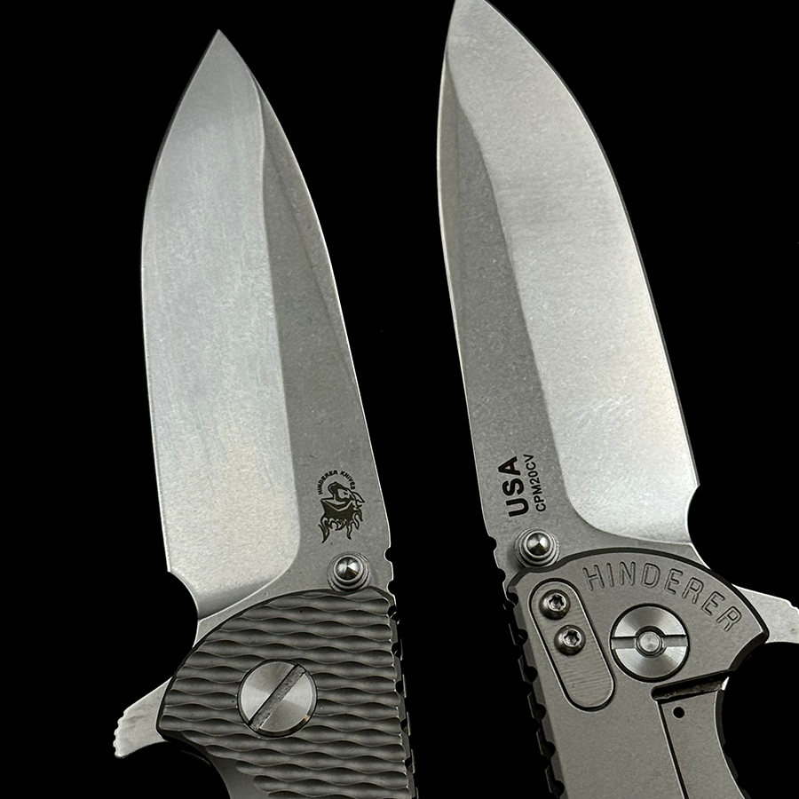 Hinderer XM18 Titanium Handle Mark 20CV  Folding Knife