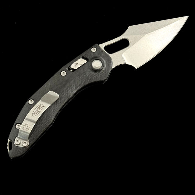 MT Stitch-R Manual True Carbon Fiber/G10 Ball Bearing Mark M390MK Blade AUTO KNIFE