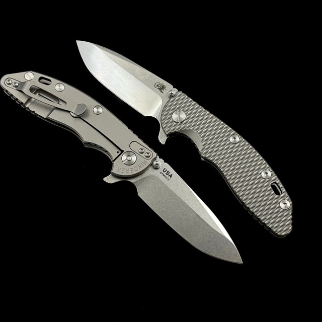 Hinderer XM18 Titanium Handle Mark 20CV  Folding Knife