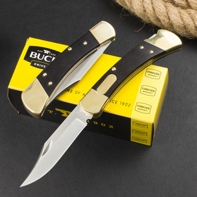 Classic style Buck 110 Automatic Knife (Sandalwood)