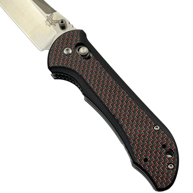 BENCHMADE STRYKER 908  154CM Blade Carbon Fiber Handle Folding Knife