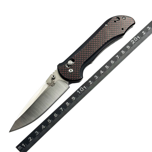 BENCHMADE STRYKER 908  154CM Blade Carbon Fiber Handle Folding Knife