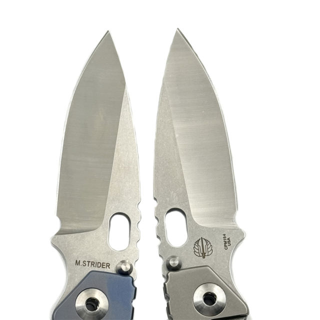 M. STRIDER SNG Titanium Alloy Bearing Folding Knife Outdoor Camping Hunting Pocket EDC Tool SMF Knife