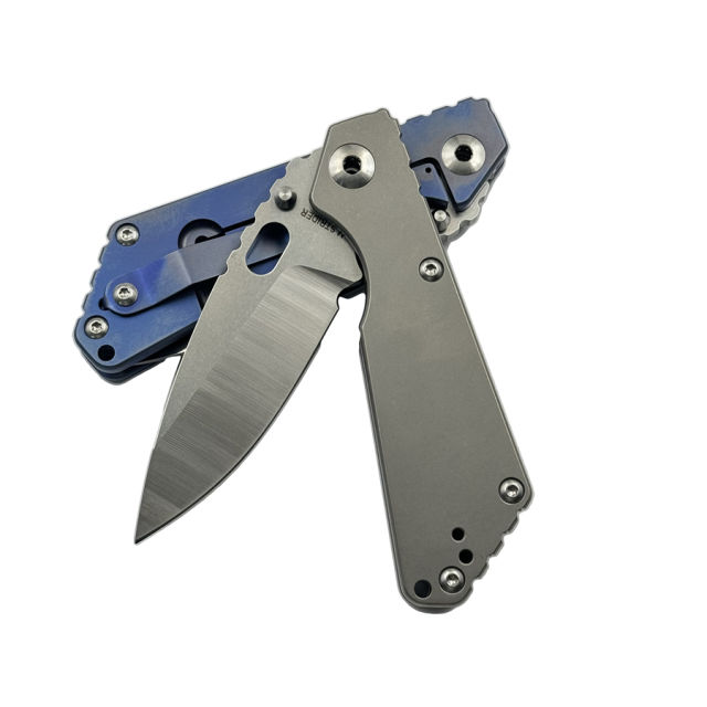 M. STRIDER SNG Titanium Alloy Bearing Folding Knife Outdoor Camping Hunting Pocket EDC Tool SMF Knife