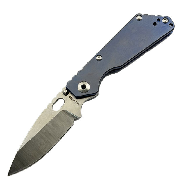 M. STRIDER SNG Titanium Alloy Bearing Folding Knife Outdoor Camping Hunting Pocket EDC Tool SMF Knife