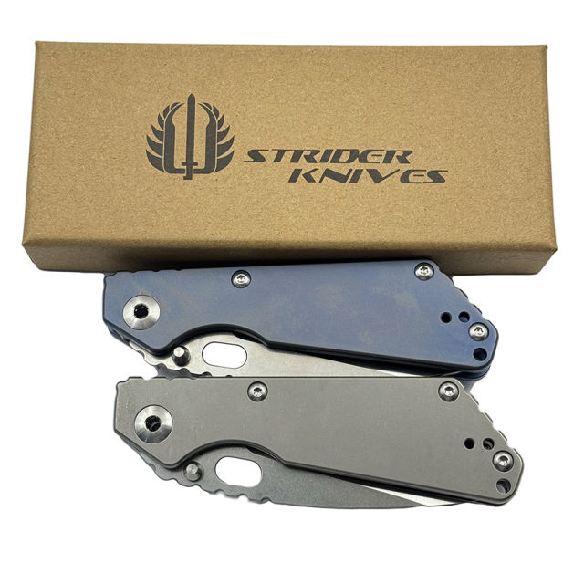 M. STRIDER SNG Titanium Alloy Bearing Folding Knife Outdoor Camping Hunting Pocket EDC Tool SMF Knife