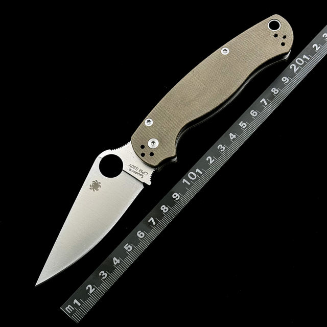 C81 Para 2 Mikata handle bearing folding knife