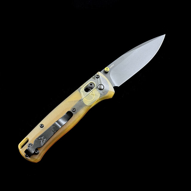 BM 535-3 PEI Handle Ball Bearing Mark S30V Pocket EDC Tool Fish Camping Hunting Outdoor  BUGOUT Folding Knife