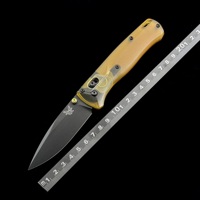 BM 535-3 PEI Handle Ball Bearing Mark S30V Pocket EDC Tool Fish Camping Hunting Outdoor  BUGOUT Folding Knife