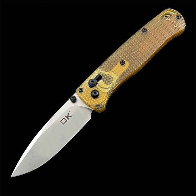 OK 535 AXIS Acrylic/ PEI Handle VG-10 Blade Outdoor Camping Hunting Pocket Folding Knife