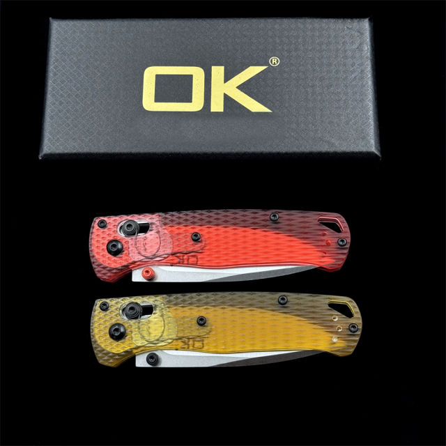 OK 535 AXIS Acrylic/ PEI Handle VG-10 Blade Outdoor Camping Hunting Pocket Folding Knife