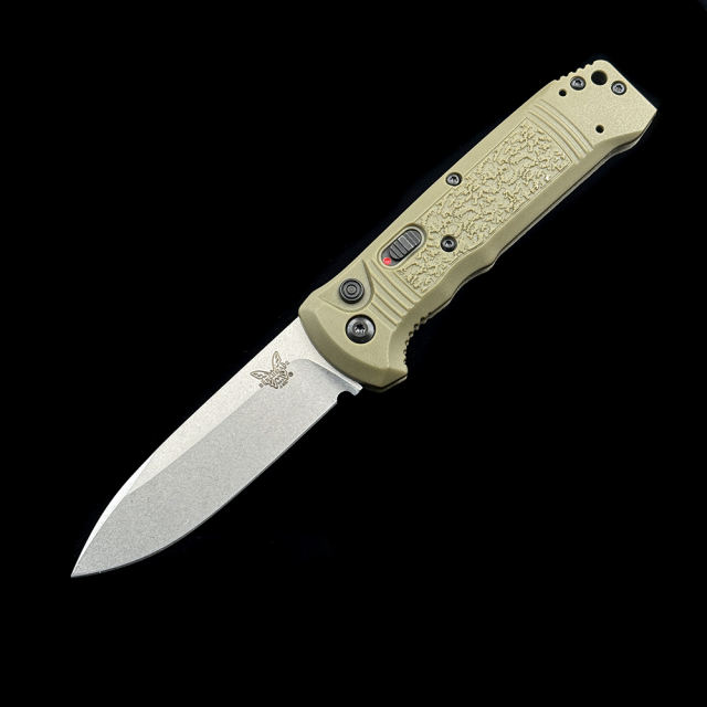 BM 4400 Casbah AUTO Folding Knife Black S30V Blade, Grivory Handle Outdoor Camping Hunting Pocket EDC Tool Knife