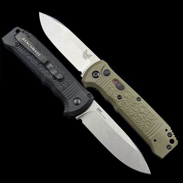 BM 4400 Casbah AUTO Folding Knife Black S30V Blade, Grivory Handle Outdoor Camping Hunting Pocket EDC Tool Knife