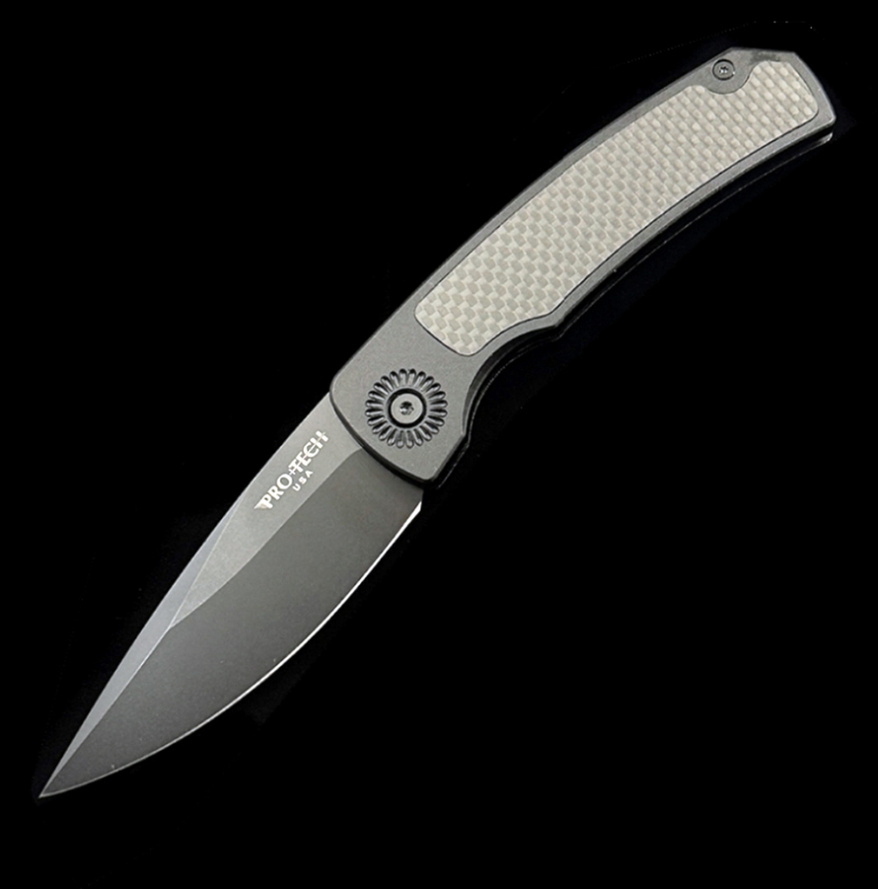 PROTECH BR-2 Automatic Mixer Folding Knife Outdoor Camping Hunting Pocket EDC Tool Knife