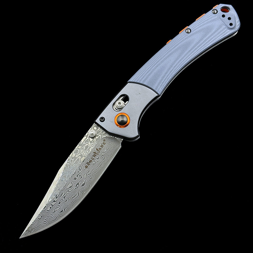 BM 15080-2 Hunt Damascus AXIS Folding Knife