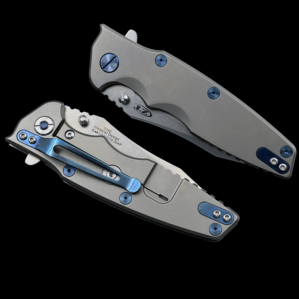 ZT 0392 Ceramic Bearing TC4 Titanium Handle Folding Knife Outdoor Camping Hunting Pocket EDC Tool Knife