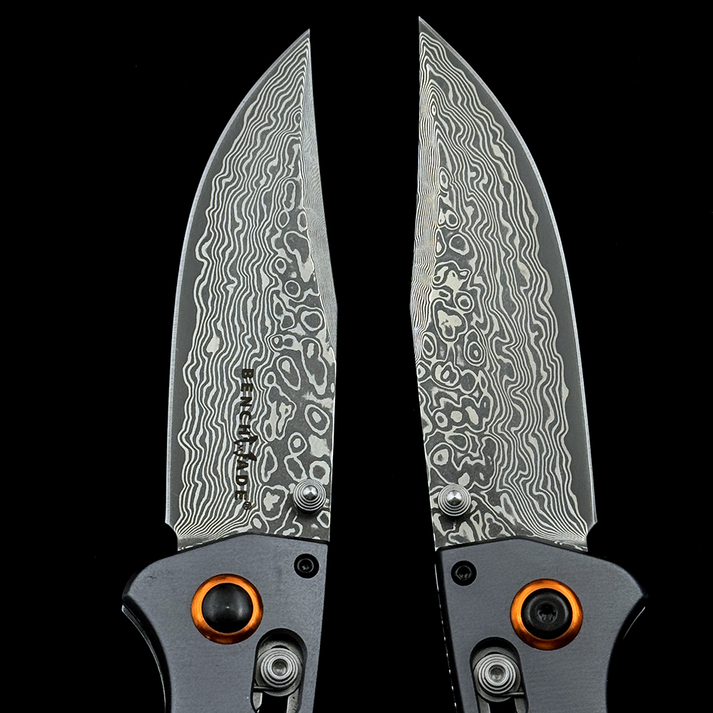 BM 15080-2 Hunt Damascus AXIS Folding Knife