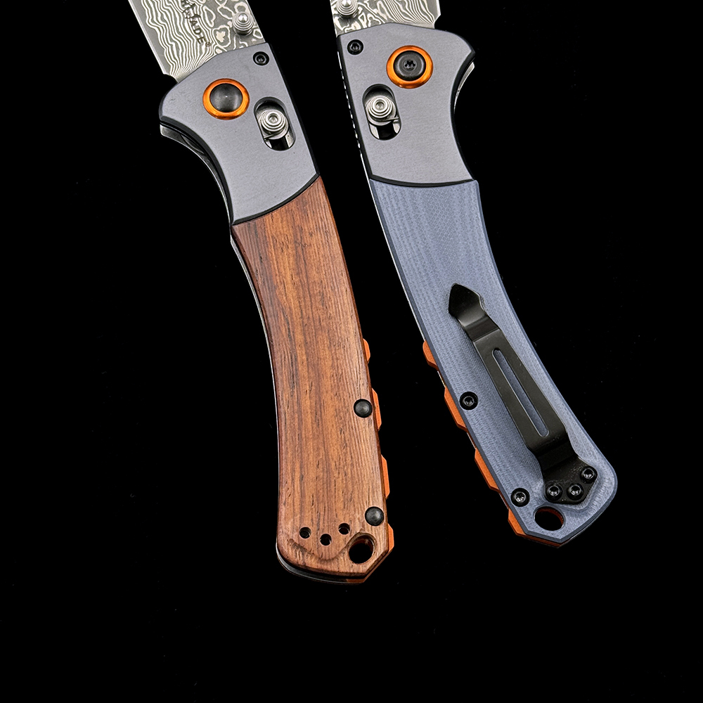 BM 15080-2 Hunt Damascus AXIS Folding Knife