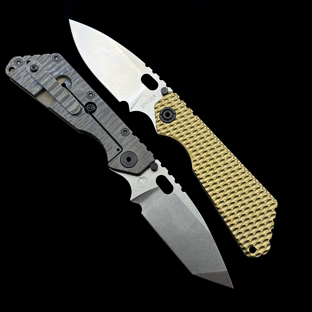 Strider SMF Titanium Folding Knife Outdoor Camping Hunting Pocket EDC Utility Knife