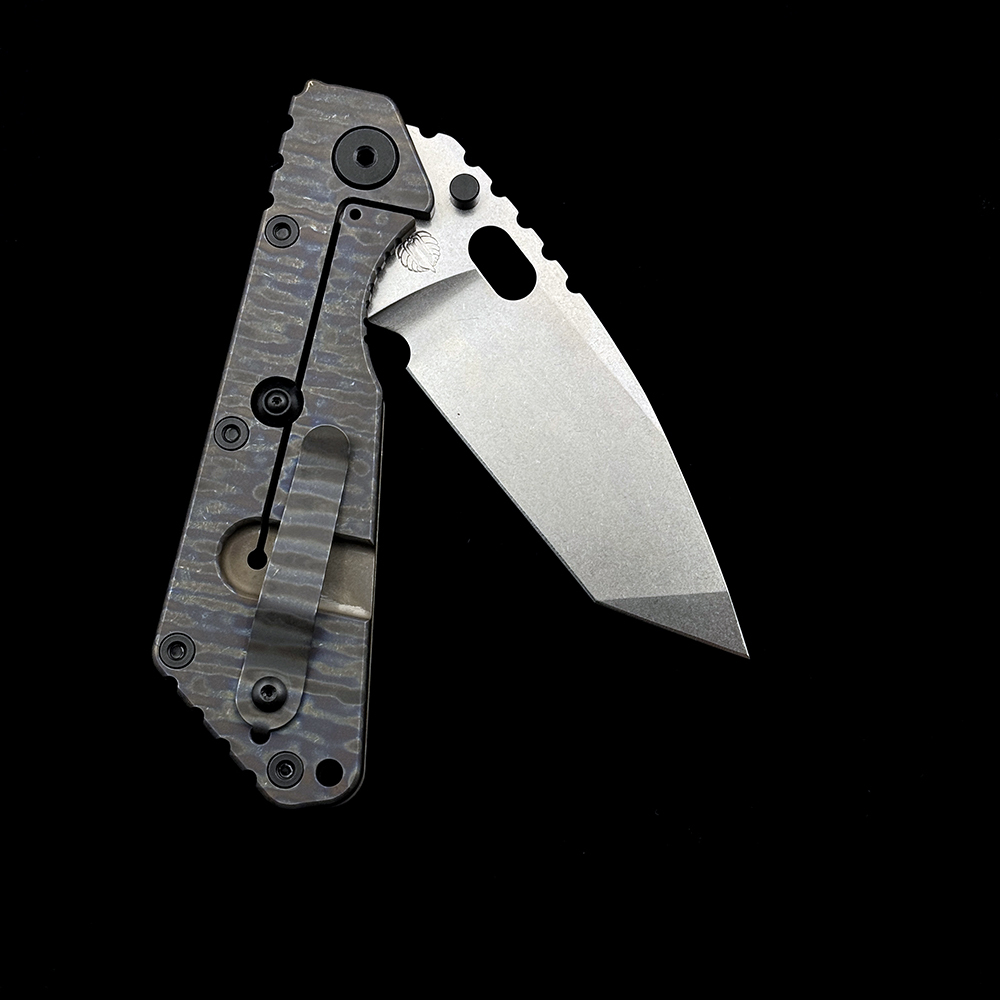 Strider SMF Titanium Folding Knife Outdoor Camping Hunting Pocket EDC Utility Knife