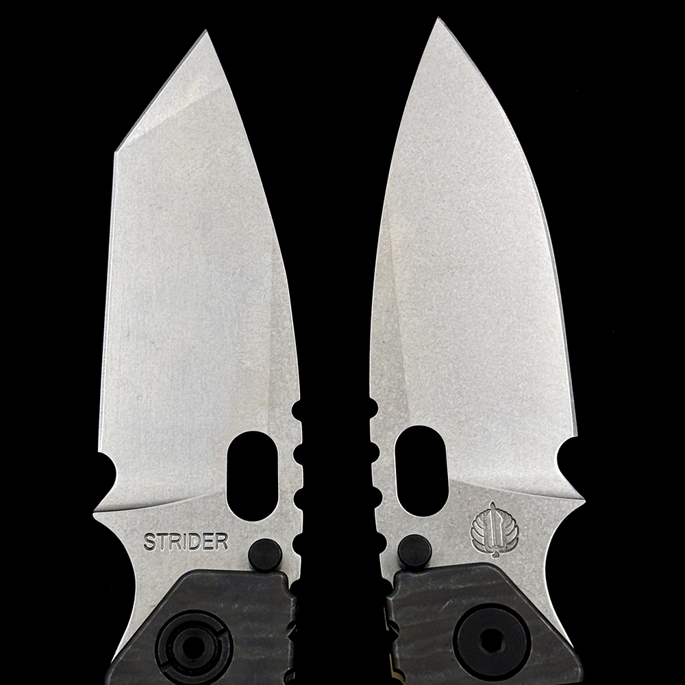 Strider SMF Titanium Folding Knife Outdoor Camping Hunting Pocket EDC Utility Knife